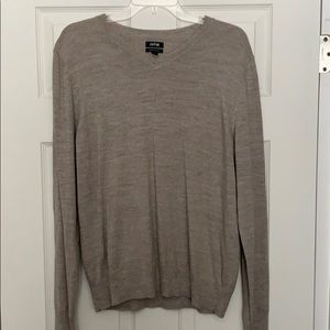 Apt.9 taupe v-neck sweater